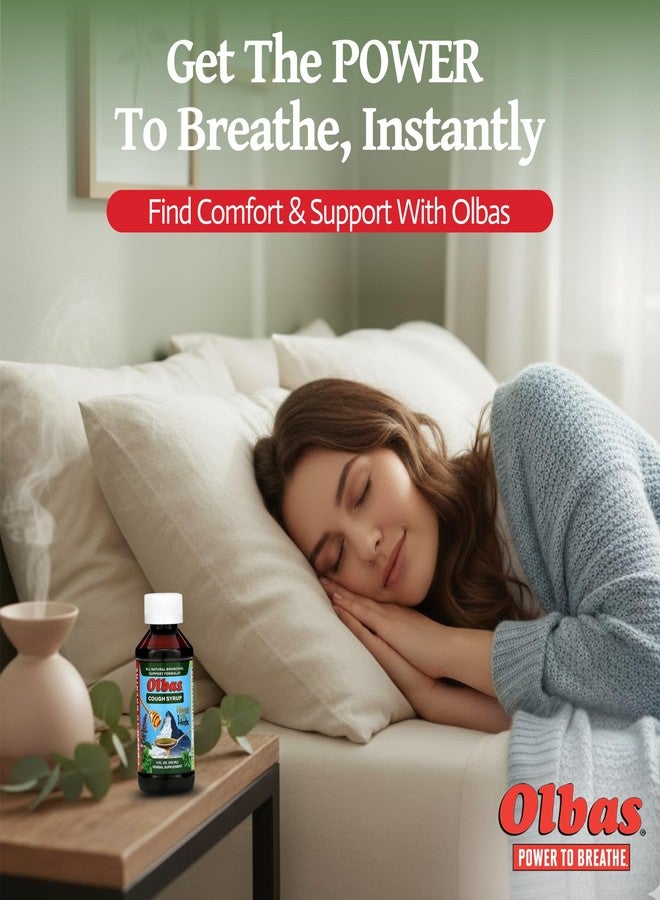 أولباس شراب أولباس للسعال، عبوة من قطعتين (120 مل)، تركيبة أعشاب وعسل مهدئة للسعال، يدعم صحة الرئتين ويخفف التهاب الشعب الهوائية، شراب سعال طبيعي للأطفال والكبار - Image 3